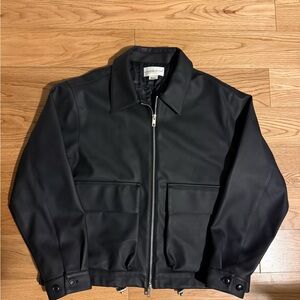 Black Leather Jacket (medium)